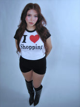 I Love Shopping tee